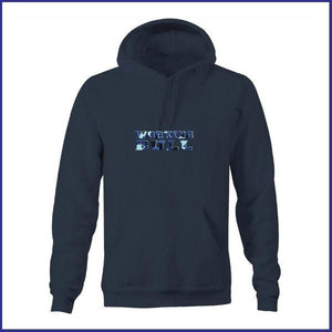 Blue Camo Hoodie - Navy - Working Bull