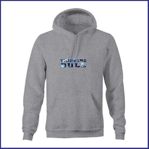 Blue Camo Hoodie - Navy - Working Bull
