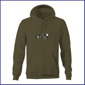 Green Camo Hoodie - Asphalt