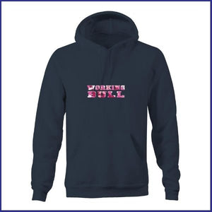 Pink Camo Hoodie - Navy